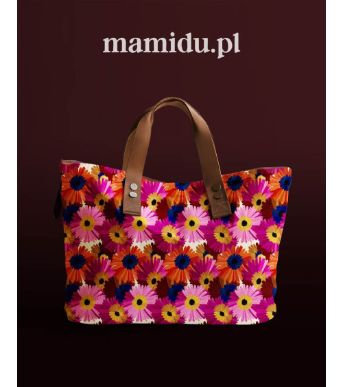 Retro daisy 01 – retro stokrotki, efekt haftu | Mamidu