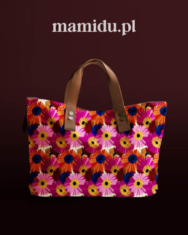 Retro daisy 01 – retro stokrotki, efekt haftu | Mamidu