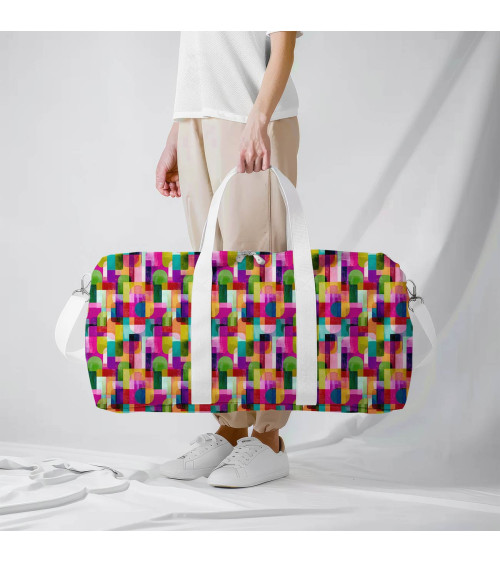 Retro geo 02 – retro arcs geometric print | Mamidu