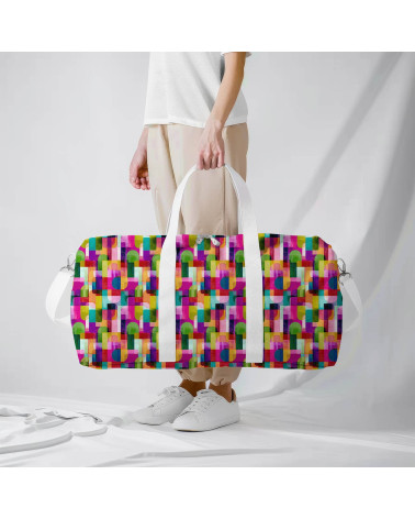 Retro geo 02 – retro arcs geometric print | Mamidu