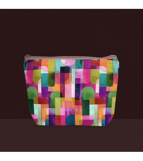 Retro geo 02 – retro arcs geometric print | Mamidu