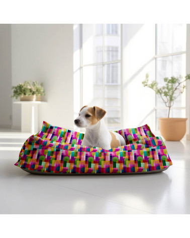 Retro geo 02 – retro arcs geometric print | Mamidu