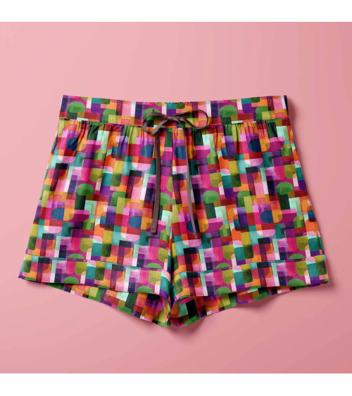 Retro geo 02 – retro arcs geometric print | Mamidu