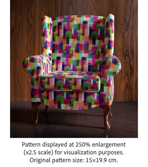 Retro geo 02 – retro arcs geometric print | Mamidu