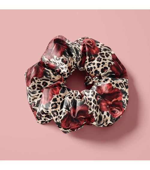 Rose leopard 02 – rote Rosen auf Leopard | Mamidu