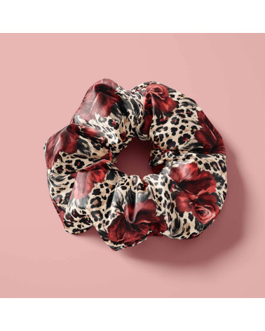 Rose leopard 02 – rote Rosen auf Leopard | Mamidu