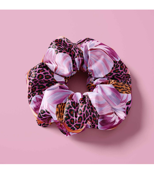 Wild bloom 01 – kwiaty z panterką, magenta | Mamidu