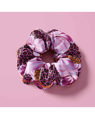 Wild bloom 01 – kwiaty z panterką, magenta | Mamidu