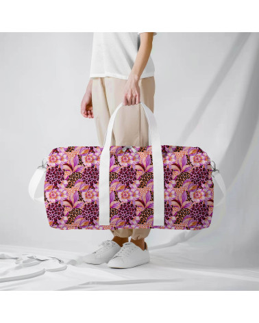 Wild bloom 03 – fioletowe kwiaty, panterka | Mamidu