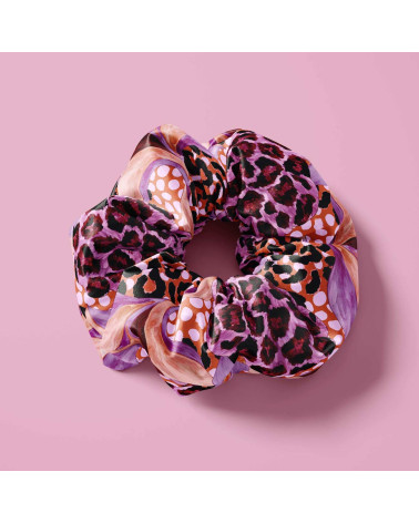 Wild bloom 03 – fioletowe kwiaty, panterka | Mamidu