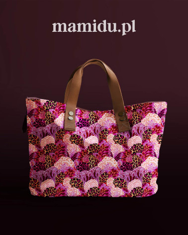 Wild bloom 04 – płatki i panterka, malina | Mamidu