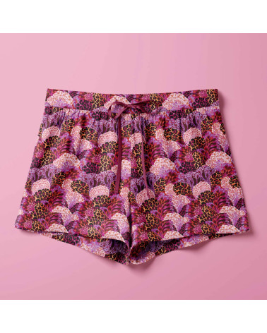 Wild bloom 04 – płatki i panterka, malina | Mamidu