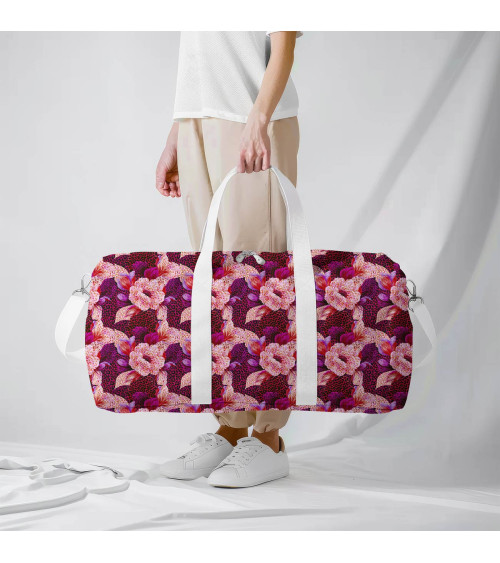Wild bloom 05 – kwiaty na malinowej panterce | Mamidu
