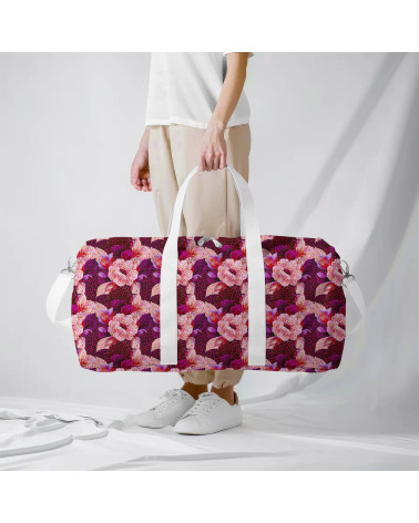 Wild bloom 05 – kwiaty na malinowej panterce | Mamidu