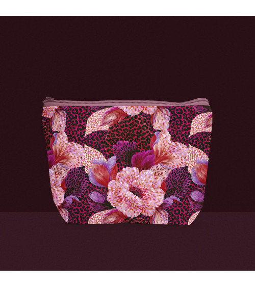 Wild bloom 05 – kwiaty na malinowej panterce | Mamidu