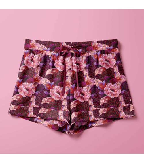 Wild bloom 05 – kwiaty na malinowej panterce | Mamidu