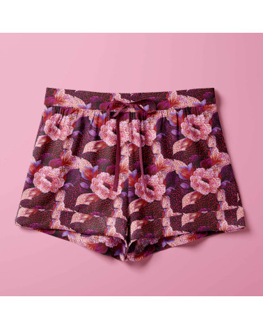 Wild bloom 05 – kwiaty na malinowej panterce | Mamidu
