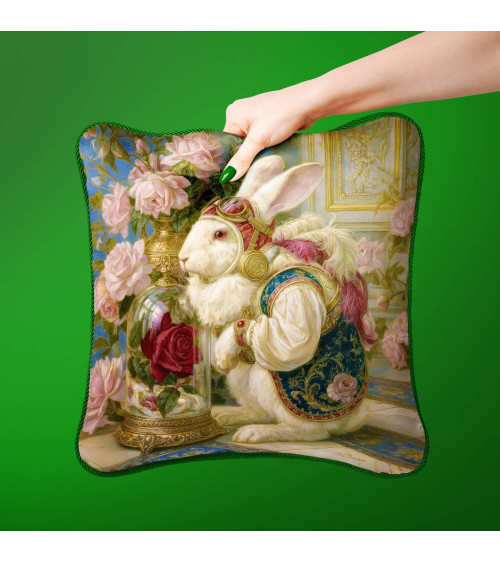 Aviator Rabbit 03 – rabbit aviator, rose under glass