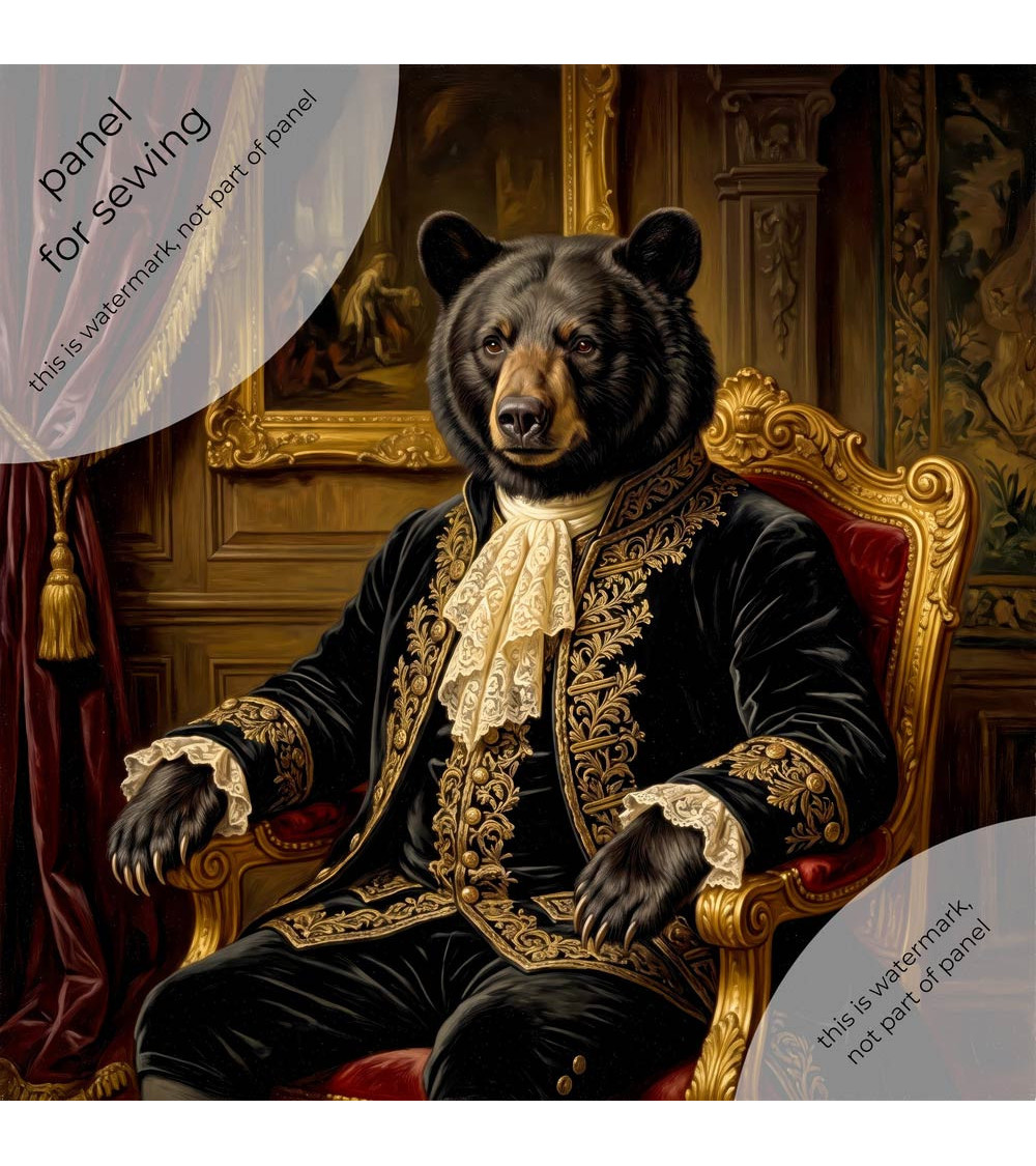 Baroque Bear 03 – niedźwiedź w barokowym stroju | Mamidu