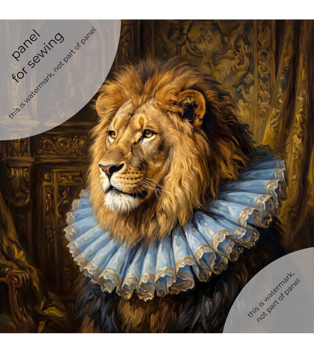 Baroque Lion 01 – lew w barokowym stroju | Mamidu