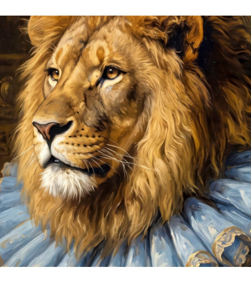 Baroque Lion 01 – lew w barokowym stroju | Mamidu