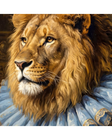 Baroque Lion 01 – lew w barokowym stroju | Mamidu