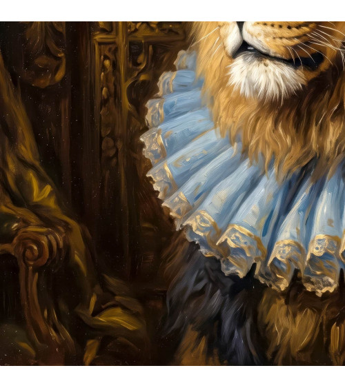 Baroque Lion 01 – lew w barokowym stroju | Mamidu
