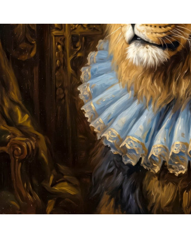 Baroque Lion 01 – lew w barokowym stroju | Mamidu