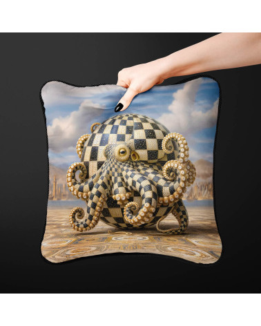 Checkered Octopus 01 – ośmiornica w szachownicę | Mamidu