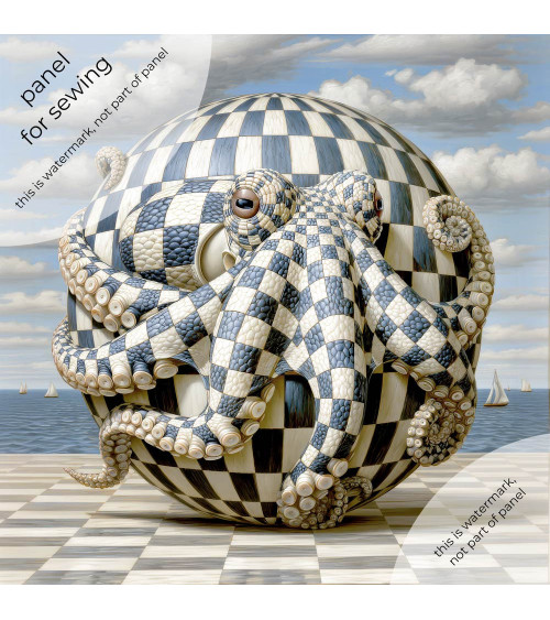 Checkered Octopus 03 – checkered octopus by the sea | Mamidu