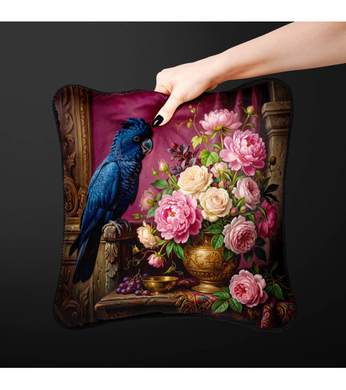 Cockatoo Roses 01 – cockatoo and peonies still life | Mamidu