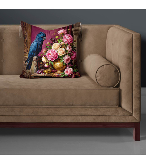 Cockatoo Roses 01 – cockatoo and peonies still life | Mamidu