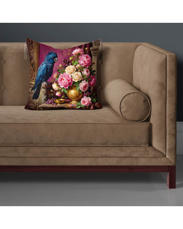 Cockatoo Roses 01 – cockatoo and peonies still life | Mamidu