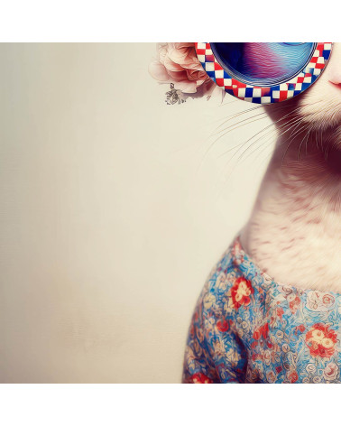 Flower Cat 01 – cat with peony flower crown | Mamidu