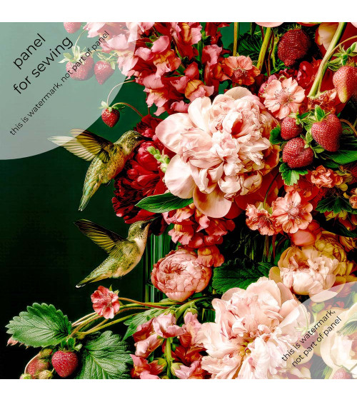 Hummingbird Bouquet 01 – hummingbirds and peonies | Mamidu
