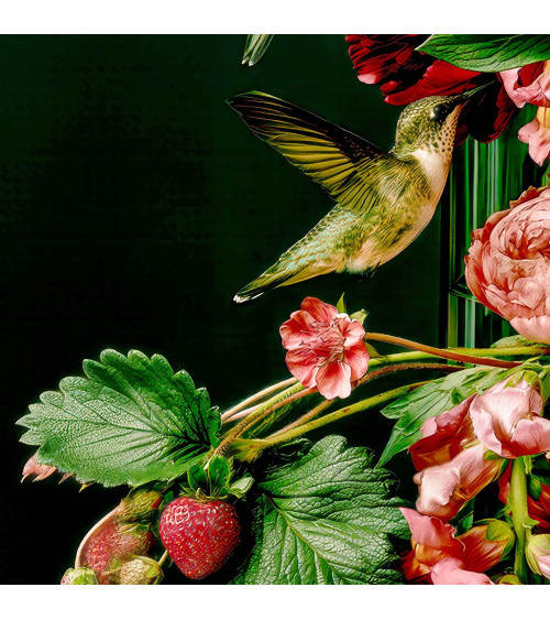 Hummingbird Bouquet 01 – Kolibris und Pfingstrosen | Mamidu