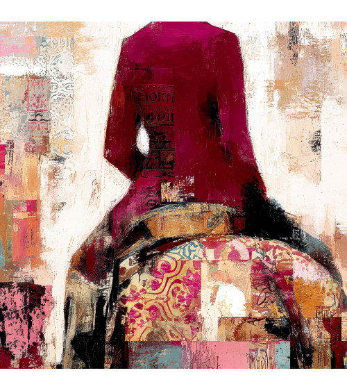 Patchwork Cowgirl 01 – cowgirl on horseback collage | Mamidu