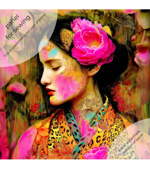 Peony Muse 01 – woman portrait with peony | Mamidu