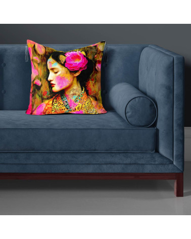 Peony Muse 01 – portret kobiety z piwonią | Mamidu