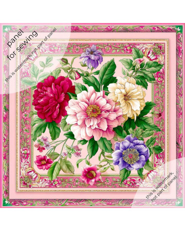 Peony Scarf 01 – Pfingstrosen im Tuch-Design | Mamidu