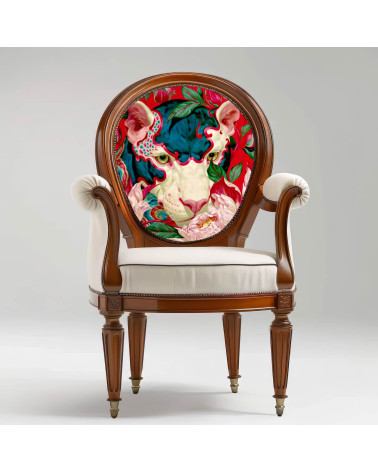 Peony Tiger 01 – biały tygrys w piwoniach | Mamidu