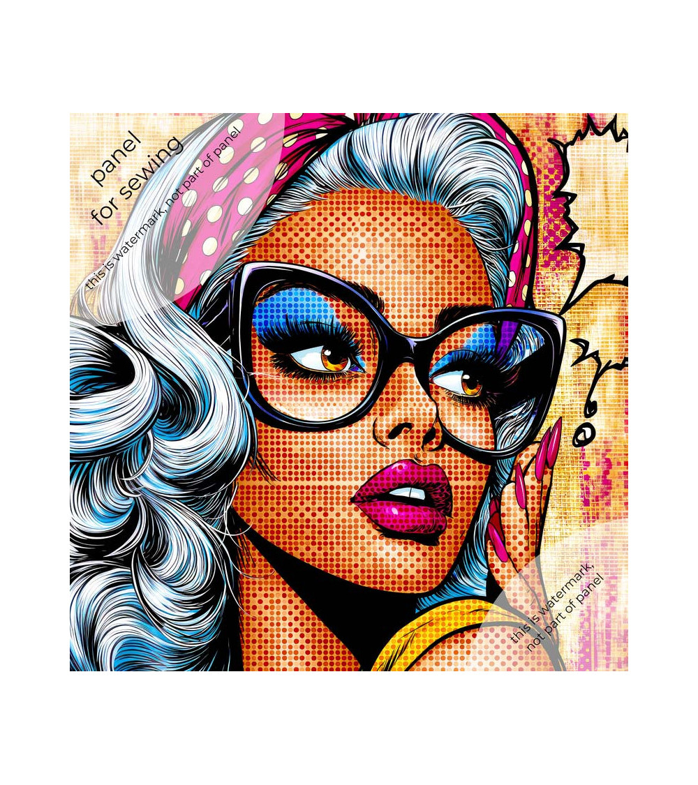 Popart Woman 01 – pop art comic woman panel | Mamidu