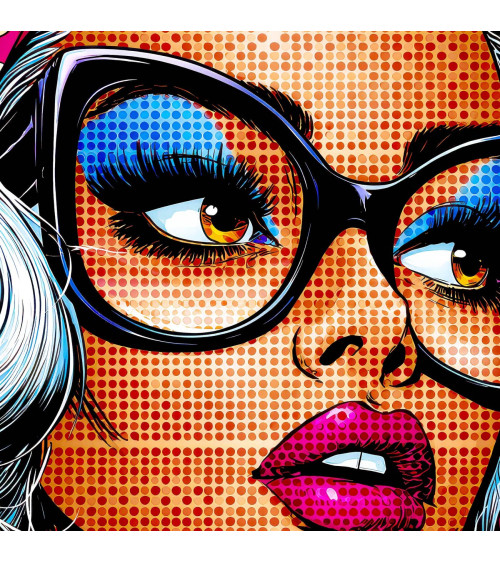 Popart Woman 01 – pop art comic woman panel | Mamidu