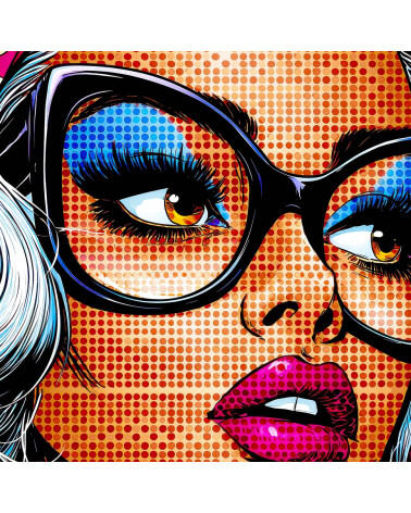 Popart Woman 01 – pop art comic woman panel | Mamidu