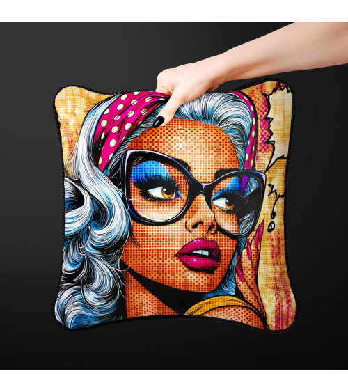 Popart Woman 01 – pop art comic woman panel | Mamidu