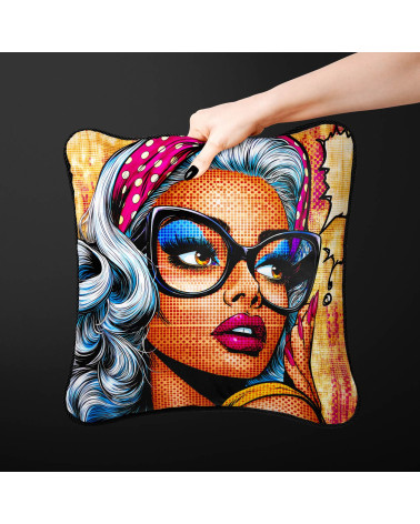 Popart Woman 01 – pop art comic woman panel | Mamidu