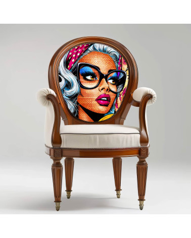 Popart Woman 01 – pop art comic woman panel | Mamidu