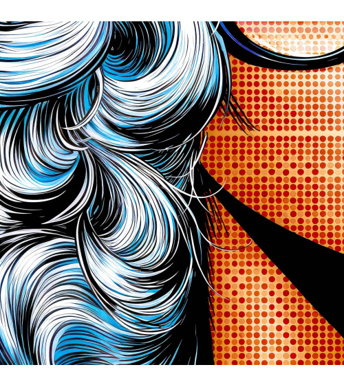 Popart Woman 01 – pop art comic woman panel | Mamidu
