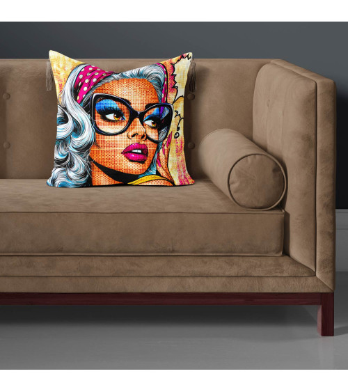 Popart Woman 01 – pop art comic woman panel | Mamidu