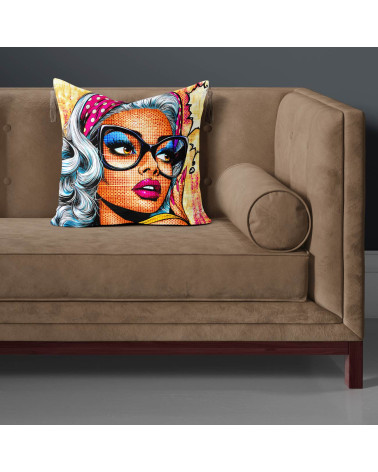 Popart Woman 01 – pop art comic woman panel | Mamidu